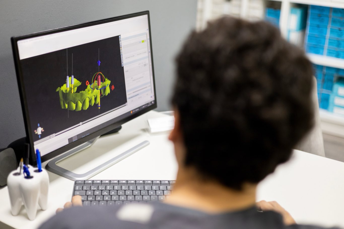 Planificación digital en 3D en pantalla