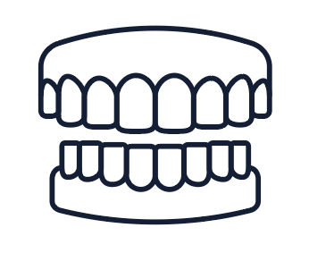 implant dentures icon